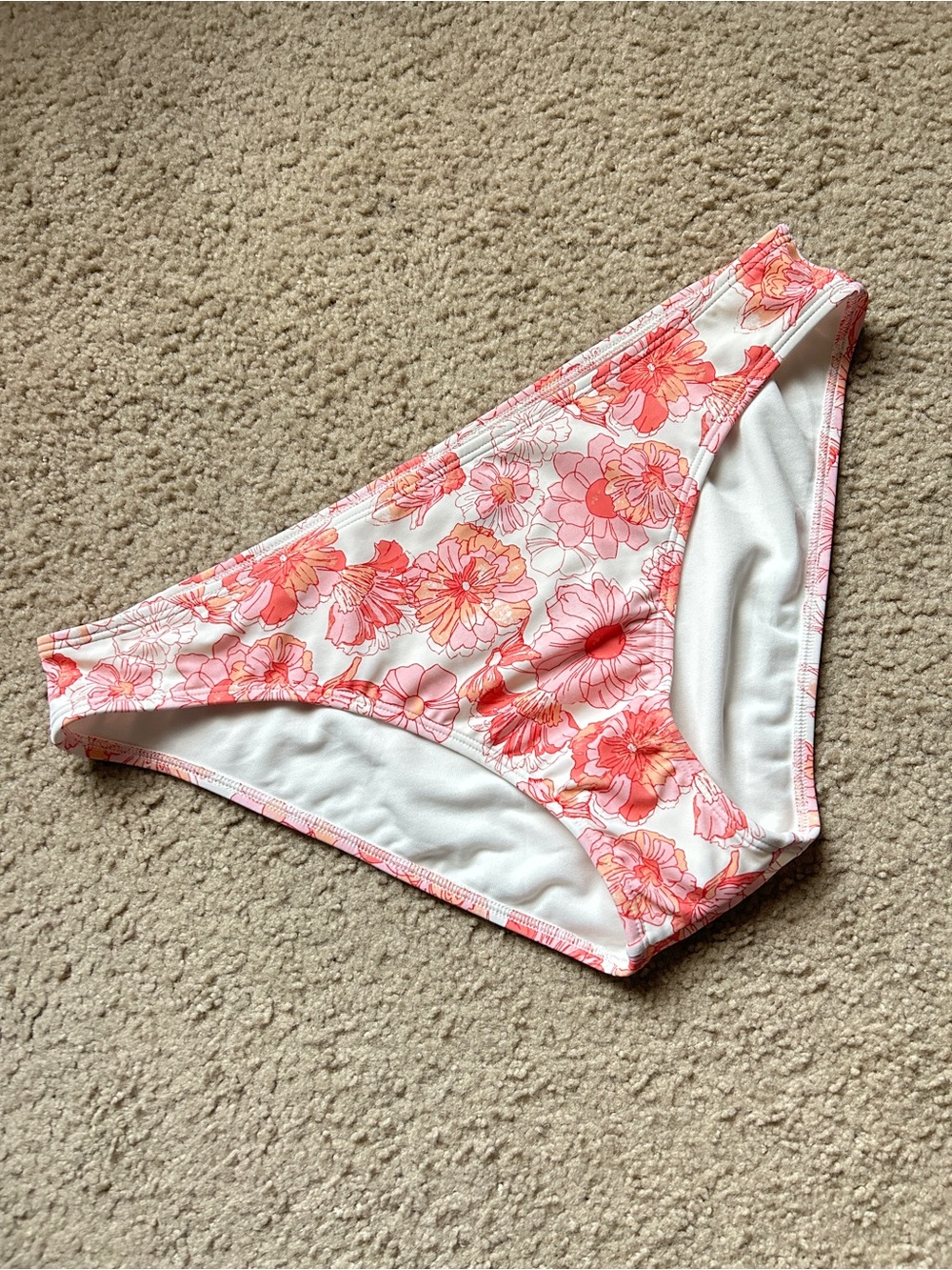 Shade & Shore Pink Floral Bikini Bottom
